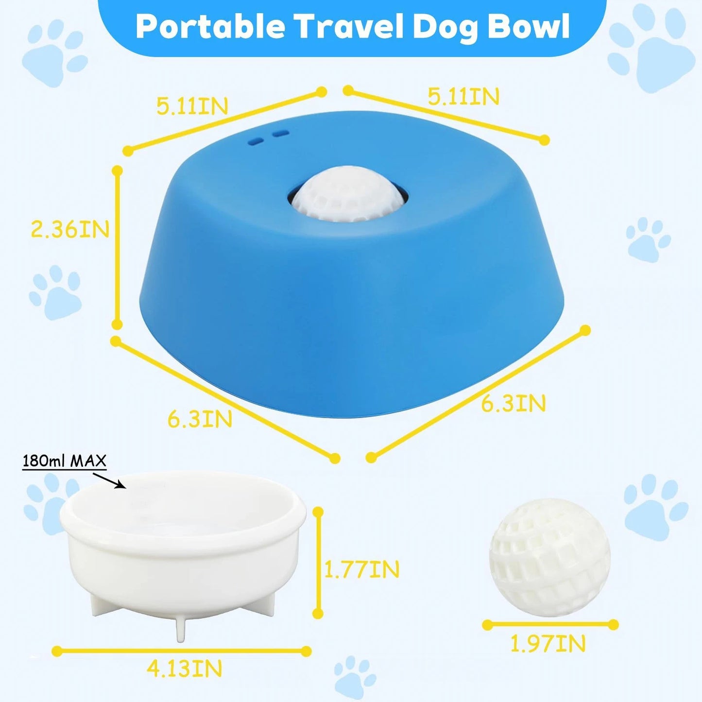 Anti-Choking Slow Feeder Dog Bowl - Non-Slip Lick Toy for Liquid Treats, Bone Broth, and Yogurt