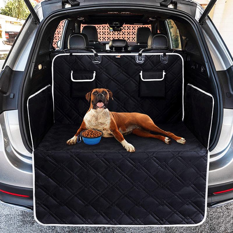 Premium Car Travel Pet Mat for Dogs - Versatile Trunk and Seat Protector