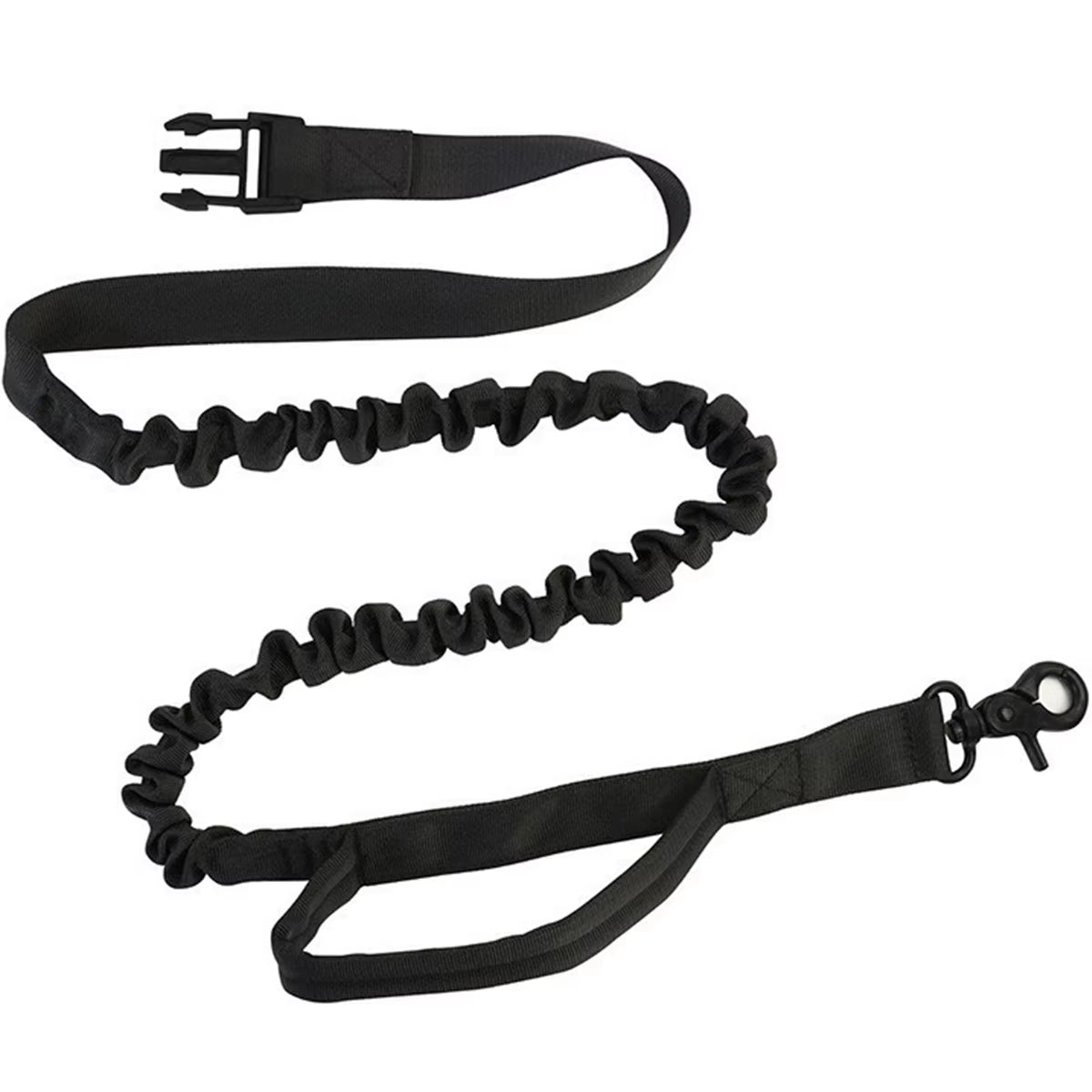 Hands-Free Reflective Dog Leash with Waist Bag and Elastic Belt for Running and Walking