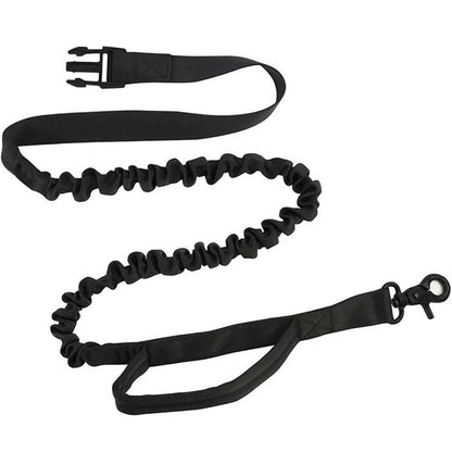 Hands-Free Reflective Dog Leash with Waist Bag and Elastic Belt for Running and Walking