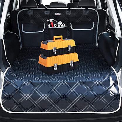 Premium Car Travel Pet Mat for Dogs - Versatile Trunk and Seat Protector