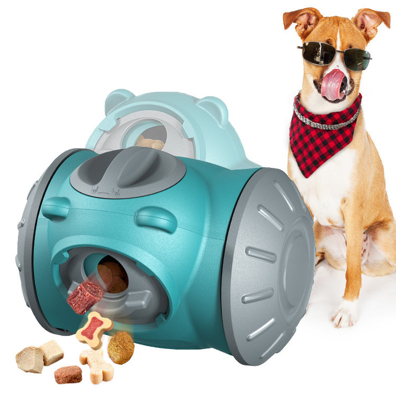 Interactive Dog Tumbler Toy - IQ-Enhancing Slow Feeder for Small to Medium Dogs and Cats, Balance Training Pet Toy