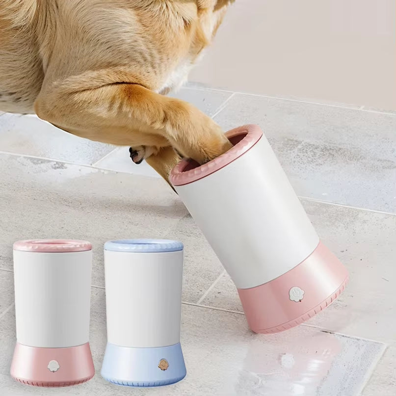 Automatic Electric Pet Paw Washer and Massager - USB Rechargeable Dog Paw Cleaner