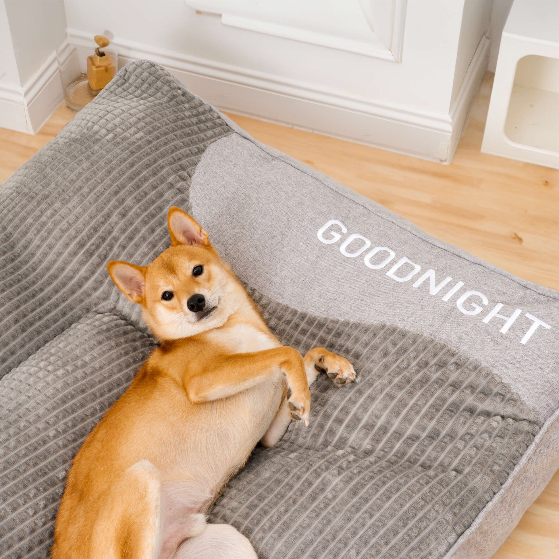 Premium Scratch-Resistant Thick Dog Cushion Bed with Enhanced Spine Protection