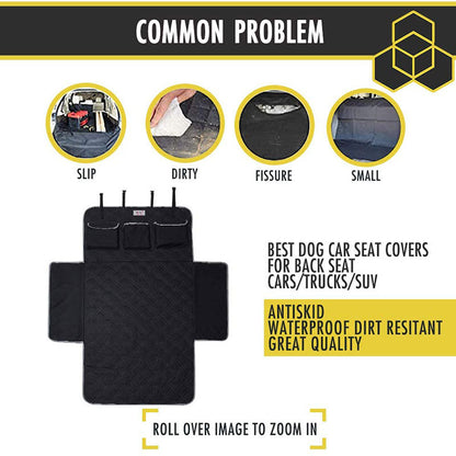 Premium Car Travel Pet Mat for Dogs - Versatile Trunk and Seat Protector