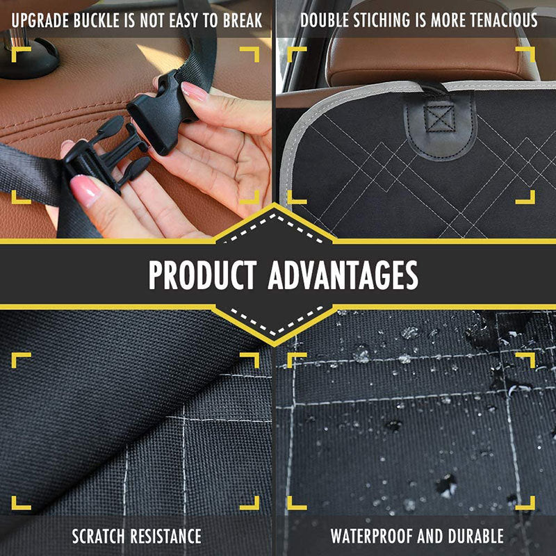 Premium Car Travel Pet Mat for Dogs - Versatile Trunk and Seat Protector